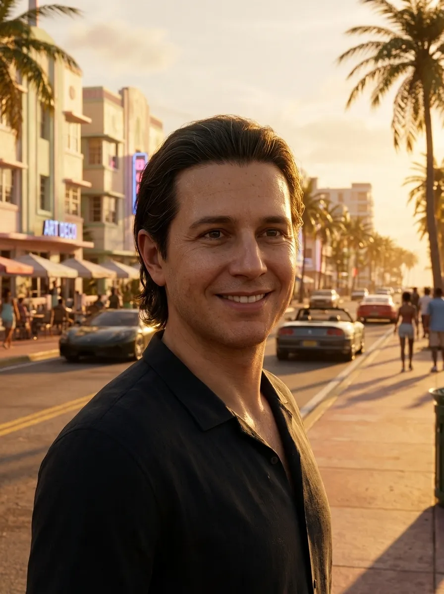 In-game character made from the photo